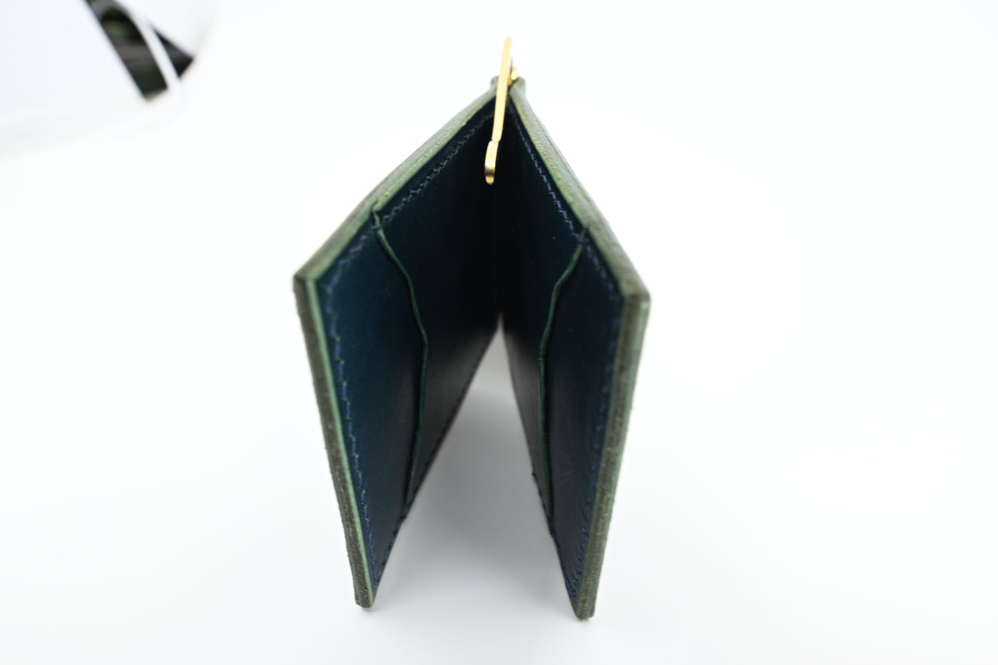 Minimalist Money Clip Wallet - Navy