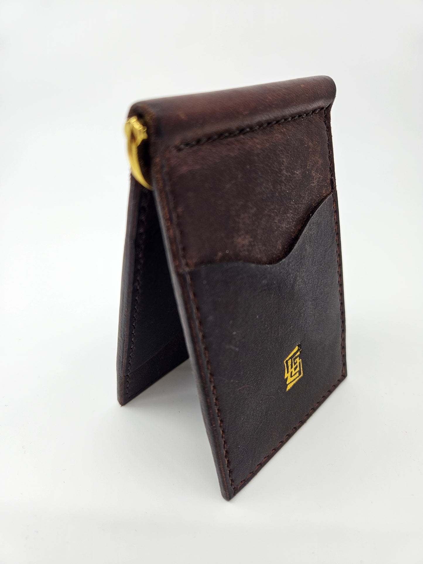Money Clip Wallet - Dark Brown