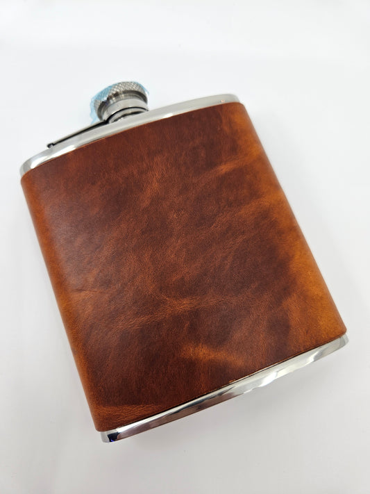 Leather Covered Flask