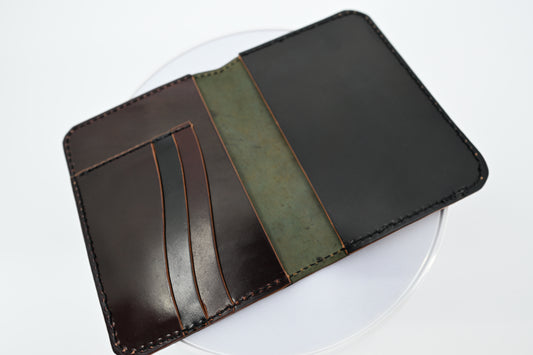 Shell Cordovan Passport Wallet