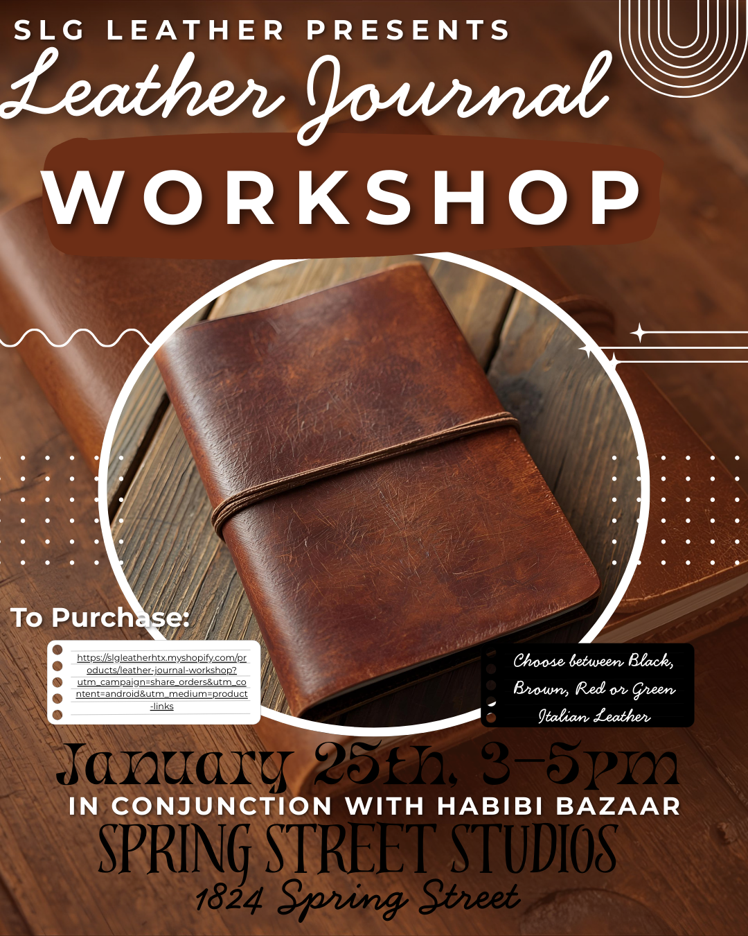 Leather Journal Workshop